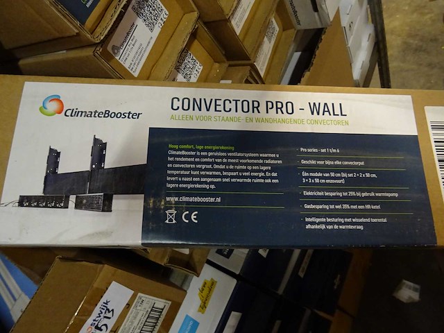 Climatebooster - convector pro-wall - cpw set 1 - convectorventilator (2x) - afbeelding 2 van  2