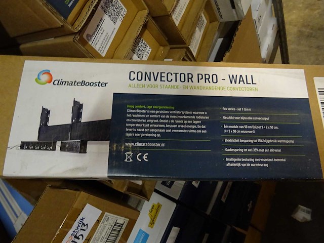 Climatebooster - convector pro-wall - cpw set 1 - convectorventilator (2x) - afbeelding 2 van  2