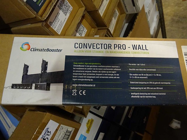 Climatebooster - convector pro-wall - cpw set 1 - convectorventilator (2x) - afbeelding 2 van  2