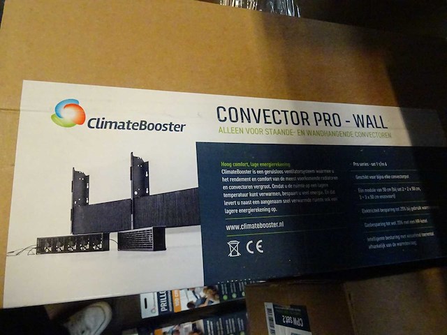 Climatebooster - convector pro-wall - cpw set 2 - convectorventilator set (2x) - afbeelding 2 van  2