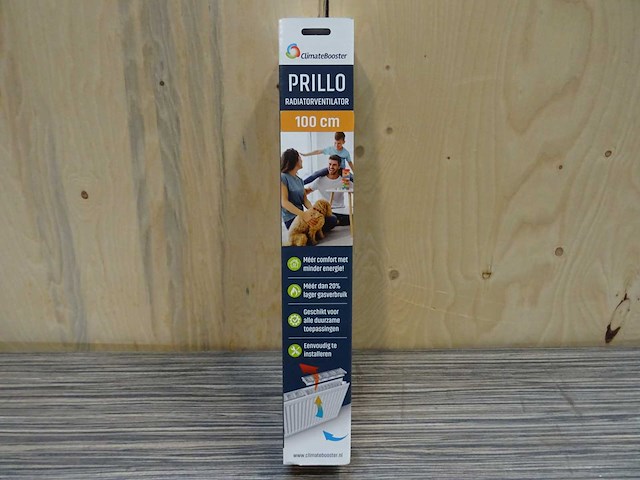 Climatebooster - prillo 100cm - radiatorventilator (5x) - afbeelding 1 van  1