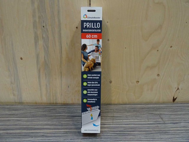Climatebooster - prillo 60cm - radiatorventilator (4x) - afbeelding 1 van  1