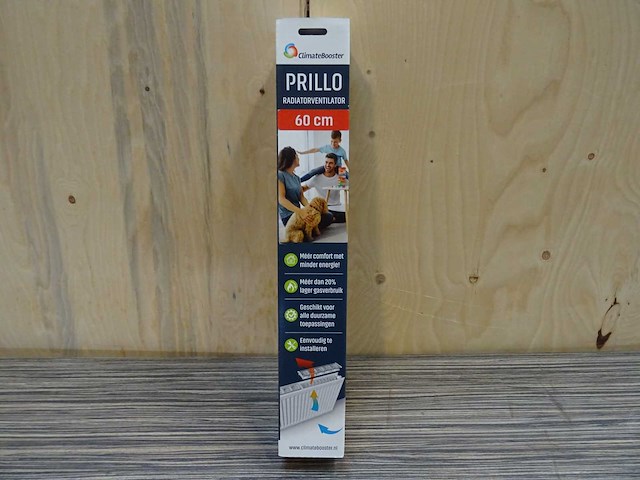 Climatebooster - prillo 60cm - radiatorventilator (4x) - afbeelding 1 van  1