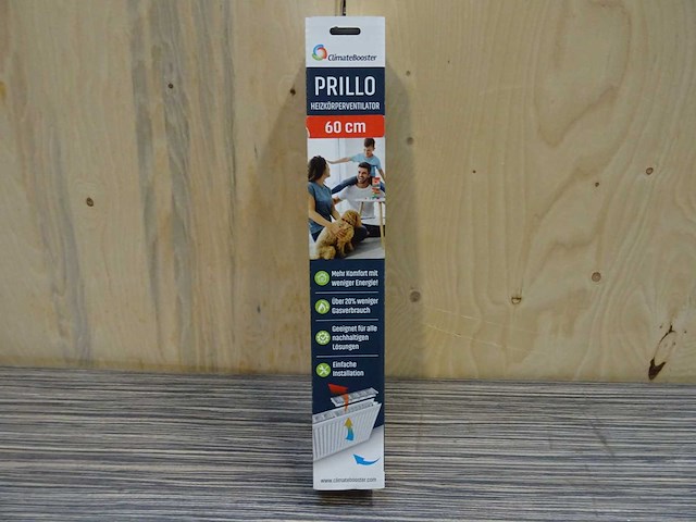 Climatebooster - prillo 60cm - radiatorventilator (4x) - afbeelding 1 van  1