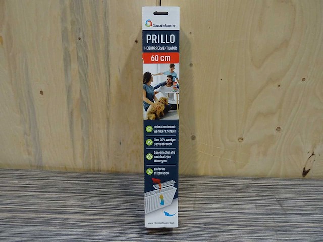 Climatebooster - prillo 60cm - radiatorventilator (4x) - afbeelding 1 van  1