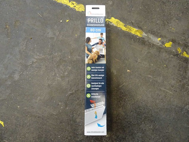 Climatebooster - prillo 80cm - radiatorventilator - afbeelding 1 van  1