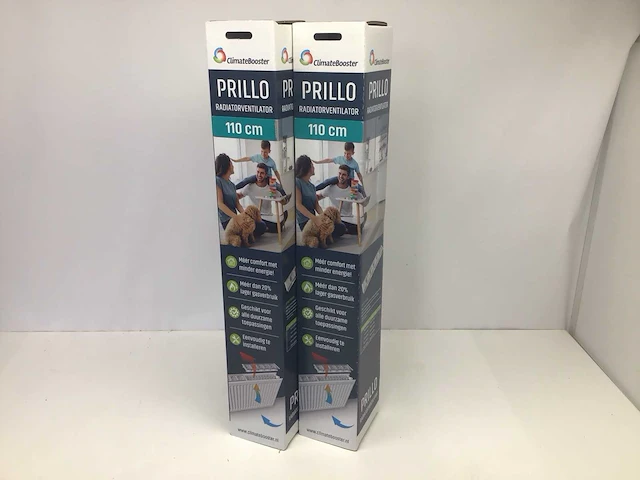 Climatebooster prillo cp 110 radiatorventilator 110cm | nieuw (2x) - afbeelding 4 van  5