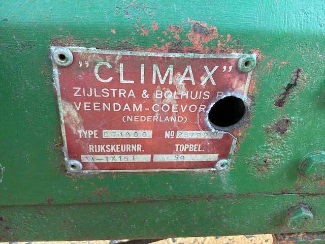 Climax ct1000 mobiele transportband - afbeelding 7 van  9