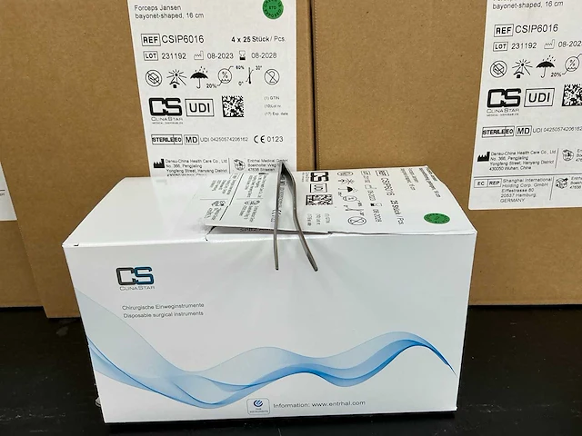 Clinastar - chirurg pinset 16 cm (400x) - afbeelding 5 van  9