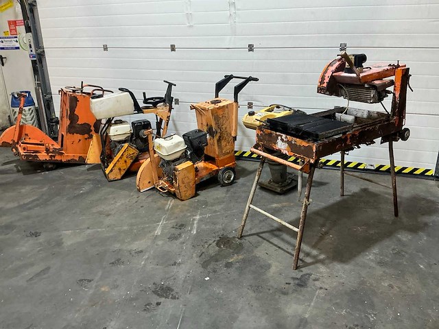 Clipper/ wacker/norton/ saint gobain divers betonzaagmachine (5x) - afbeelding 1 van  11