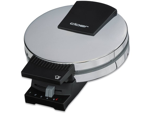 Cloer 185 wafelijzer 930 w chroom - afbeelding 2 van  3