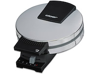 Cloer 185 wafelijzer 930 w chroom - afbeelding 2 van  4