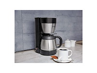 Cloer 5009 filter-koffiezetapparaa zwarte kunststof behuizing met roestvrij staal - afbeelding 3 van  6