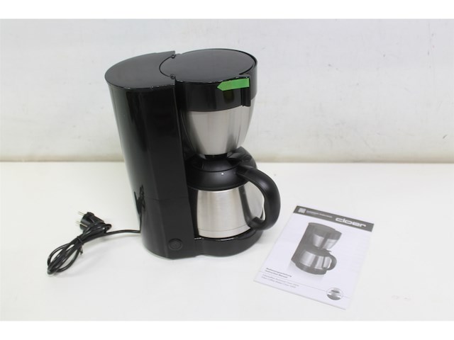 Cloer 5009 filter-koffiezetapparaa zwarte kunststof behuizing met roestvrij staal - afbeelding 5 van  6