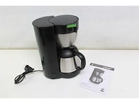 Cloer 5009 filter-koffiezetapparaa zwarte kunststof behuizing met roestvrij staal - afbeelding 5 van  6