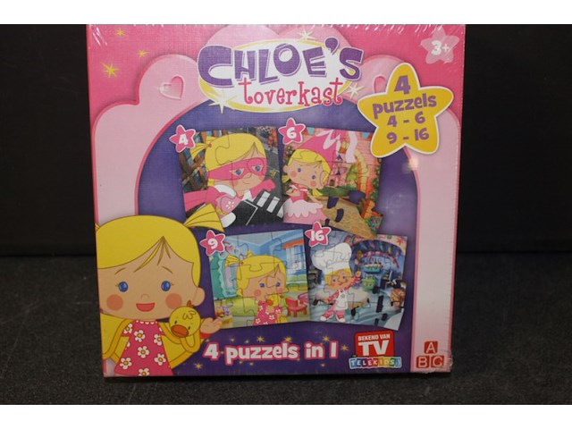 Cloes toverkast puzzle 4 in 1 1x in kr 1 - afbeelding 2 van  3