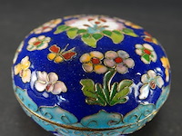 Cloisonne dekseldoos - afbeelding 1 van  5