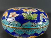 Cloisonne dekseldoos - afbeelding 2 van  5