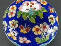 Cloisonne dekseldoos - afbeelding 3 van  5