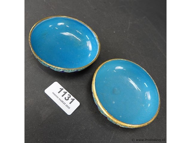 Cloisonne dekseldoos - afbeelding 5 van  5