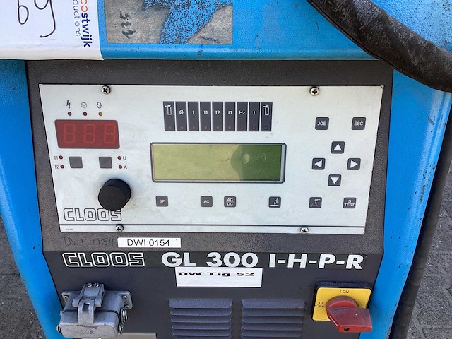 Cloos gl 300 i-h-p-r tig-lasmachine - afbeelding 6 van  8