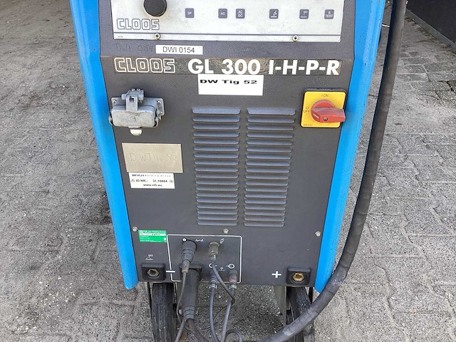 Cloos gl 300 i-h-p-r tig-lasmachine - afbeelding 7 van  8