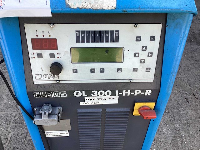 Cloos gl 300 i-h-p-r tig-lasmachine - afbeelding 6 van  8