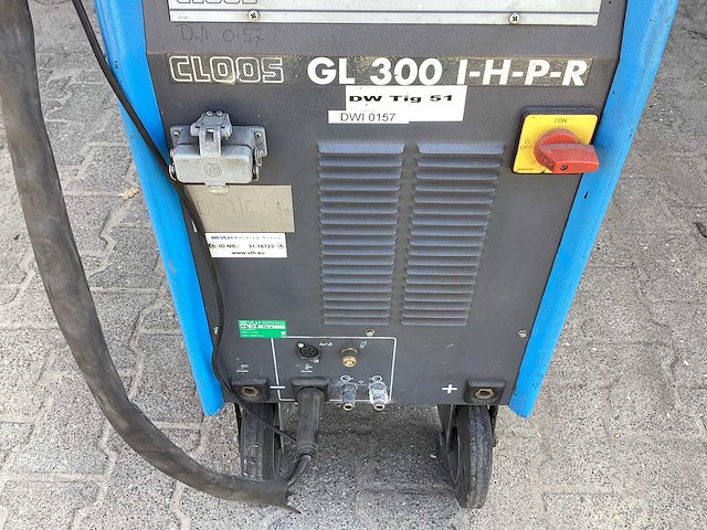 Cloos gl 300 i-h-p-r tig-lasmachine - afbeelding 7 van  8