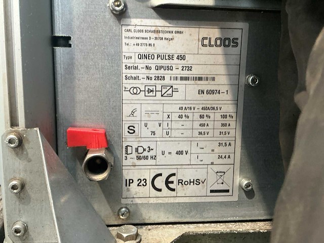 Cloos qineo 450 wd pulse lasapparaat - afbeelding 6 van  10