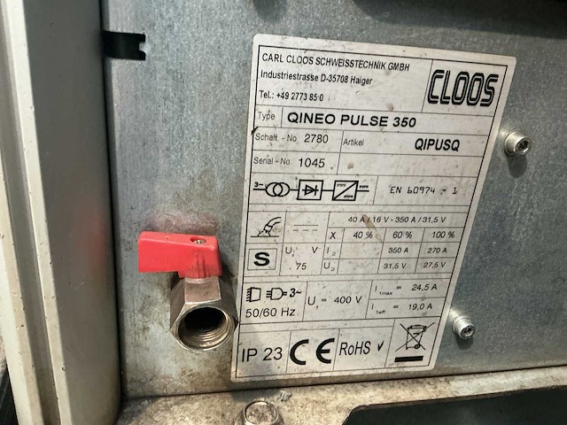 Cloos qineo pulse 350 lasapparaat - afbeelding 9 van  9