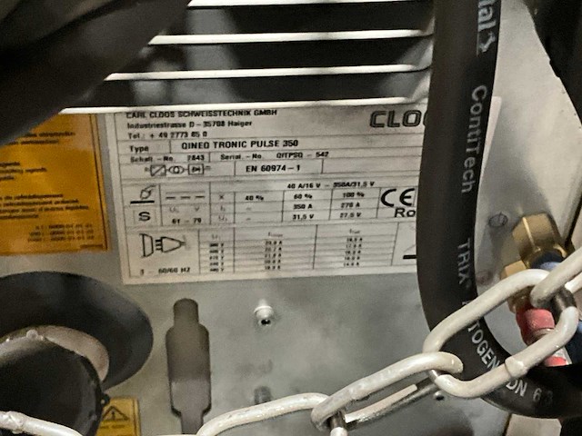 Cloos qineo tronic pulse 350 mig lasapparaat - afbeelding 9 van  11