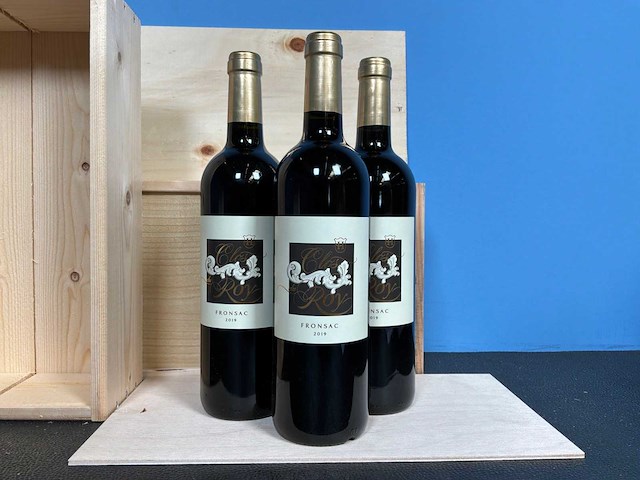 Clos de roy fronsac merlot rode wijn 2019 (3x) - afbeelding 1 van  3