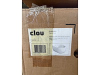 Clou - hammock - compact randloos wandcloset 49 cm diepspoel wit - afbeelding 3 van  3