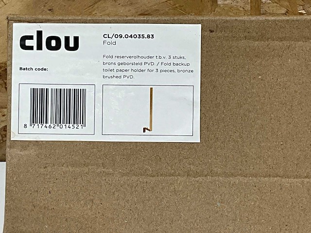 Clou closetrolhouder - afbeelding 3 van  3