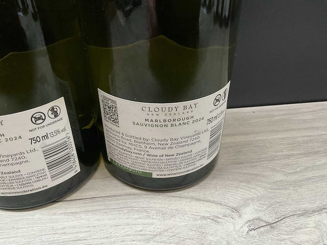 Cloudy bay, sauvignon blanc, 2024 (2x) - afbeelding 3 van  4