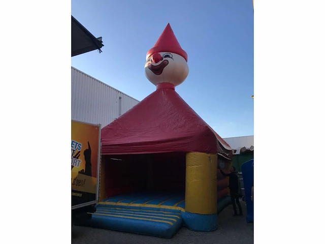 Clown springkussen - afbeelding 2 van  3