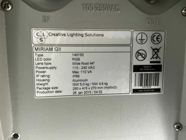 Cls miriam g2 led verlichting (2x) - afbeelding 3 van  3
