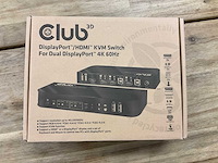 Club 3d displayport/hdmi kvm switch - afbeelding 1 van  3
