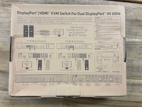 Club 3d displayport/hdmi kvm switch - afbeelding 3 van  3