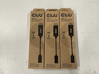 Club3d hdmi to usb type-c 4k60hz active adapter m/f (3x) - afbeelding 1 van  2