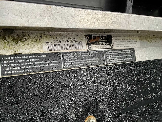 Clubcar carryall-ii golfkar - afbeelding 9 van  10