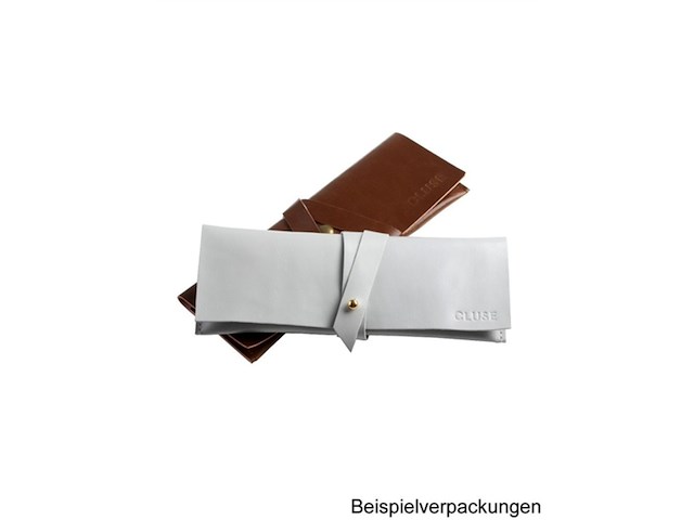 Cluse boho chic petite horloge mesh wit goud - afbeelding 2 van  2