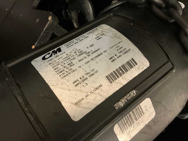 Cm lodestar - electric chain hoists (2x) - afbeelding 5 van  7