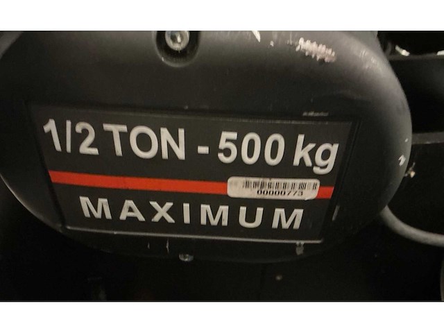 Cm lodestar chainhoist 0,5t electrische kettingtakel (2x) - afbeelding 4 van  7