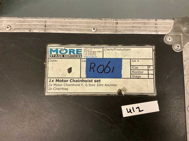 Cm lodestar chainhoist 0,5t electrische kettingtakel (2x) - afbeelding 7 van  7