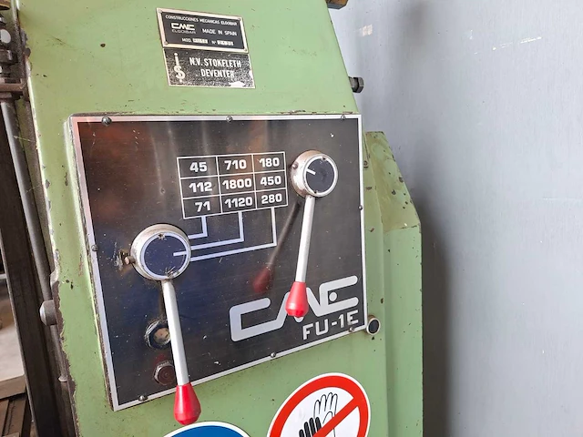 Cme - fu-1e - universele freesmachine - afbeelding 7 van  9