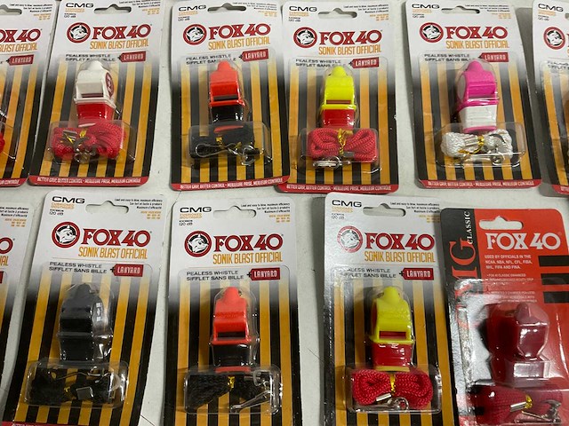 Cmg - fox 40 sonik blast official scheidsrechter fluitje (50x) - afbeelding 3 van  3