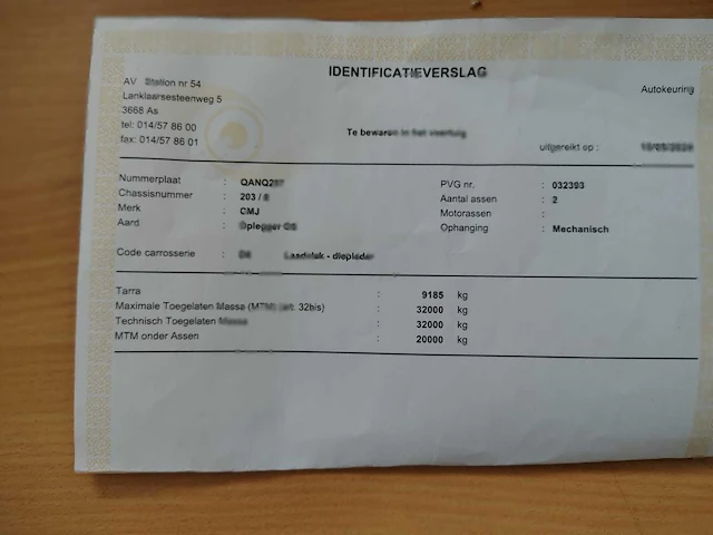Cmj - 1973 - mj 2 - semi dieplader - dieplader - afbeelding 3 van  11