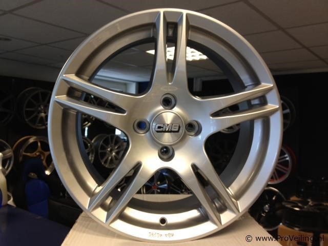 Cms c9 aluminium velgenset - 4x100 7j et35 - afbeelding 1 van  1