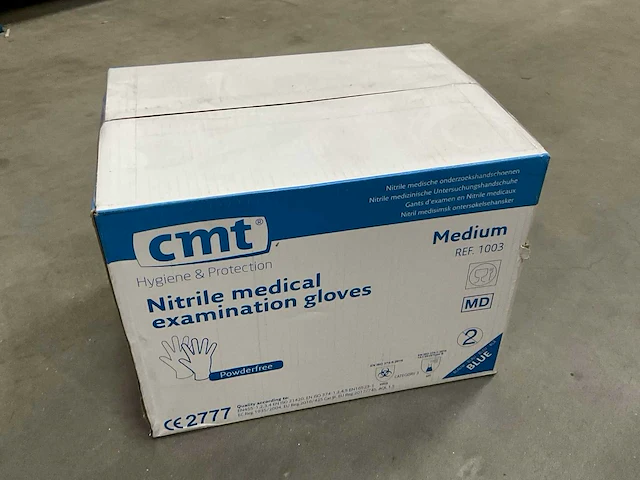 Cmt medium doos á 10x100 stuks medische handschoenen - afbeelding 1 van  1
